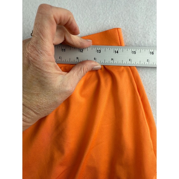 TAIL Women's Athletic Skort Orange Ruffle Hem‎ Tennis Golf Activewear - Picture 2 of 5